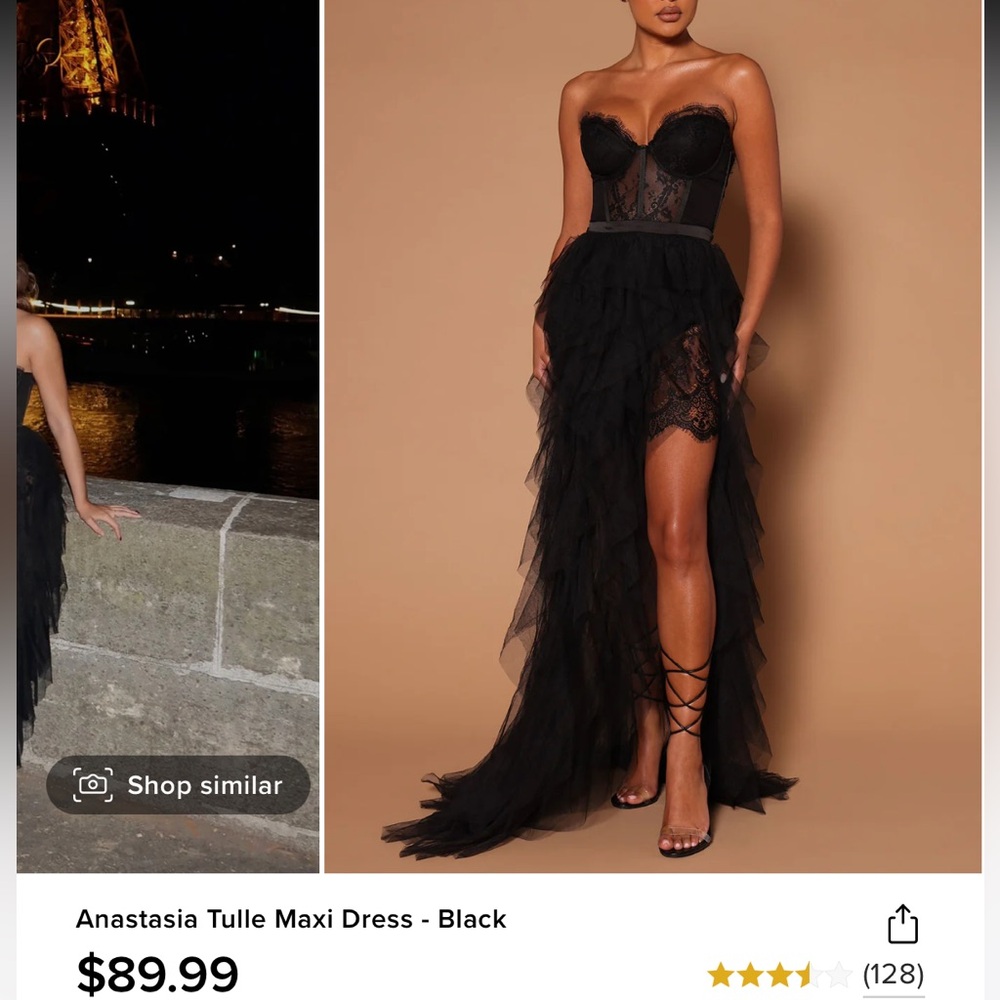 Fashion nova Bustier dress
